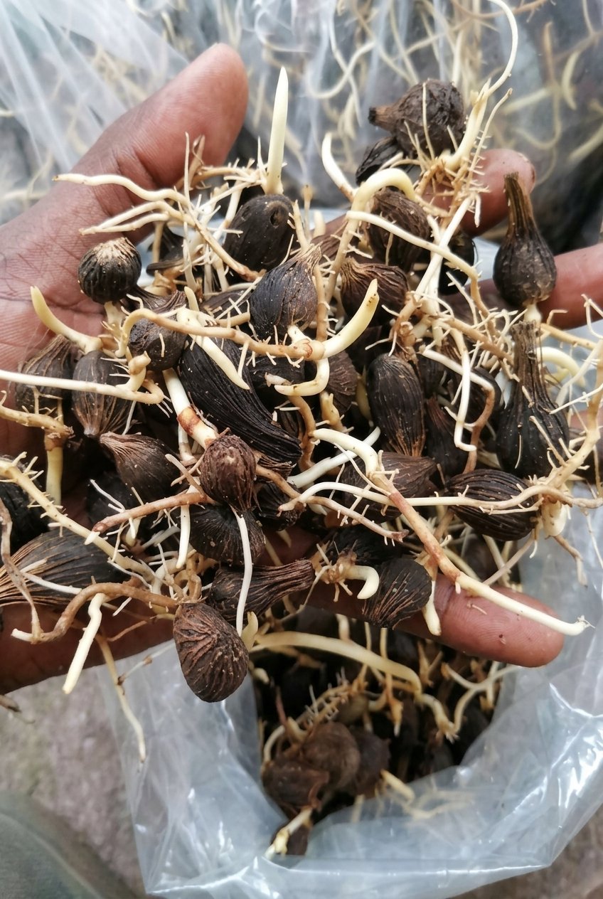 Premium Sprouted Oil Palm Seeds · Tenera